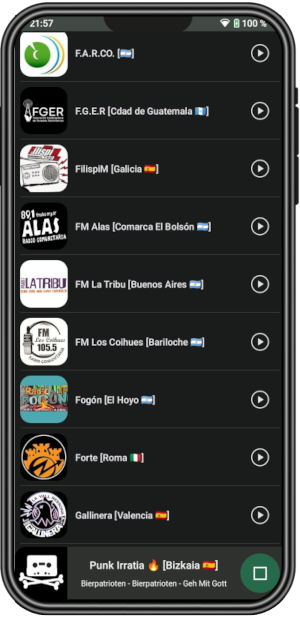 Tutorial para escuchar radios desde celular